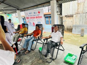 बाहुण्डाँगी जेसीजले संकलन गर्यो ६१ प्रिन्ट रगत